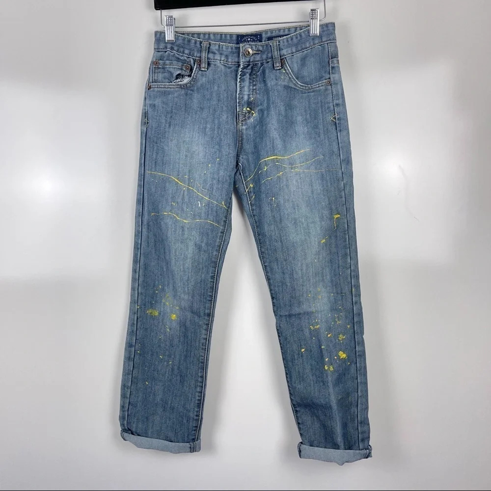 Lucky Brand Paint Splattered Cooper Slim Jeans